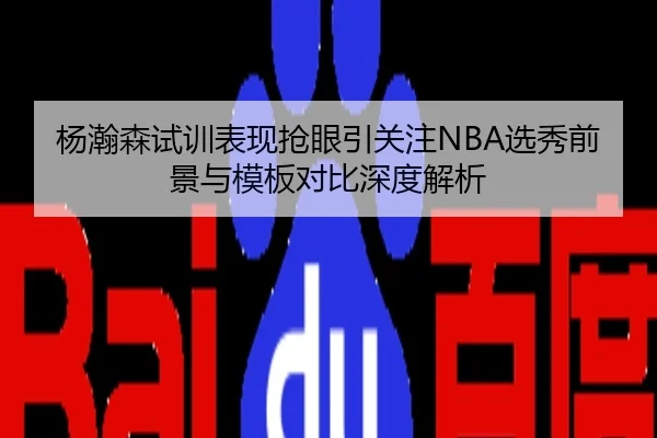 杨瀚森试训表现抢眼引关注NBA选秀前景与模板对比深度解析
